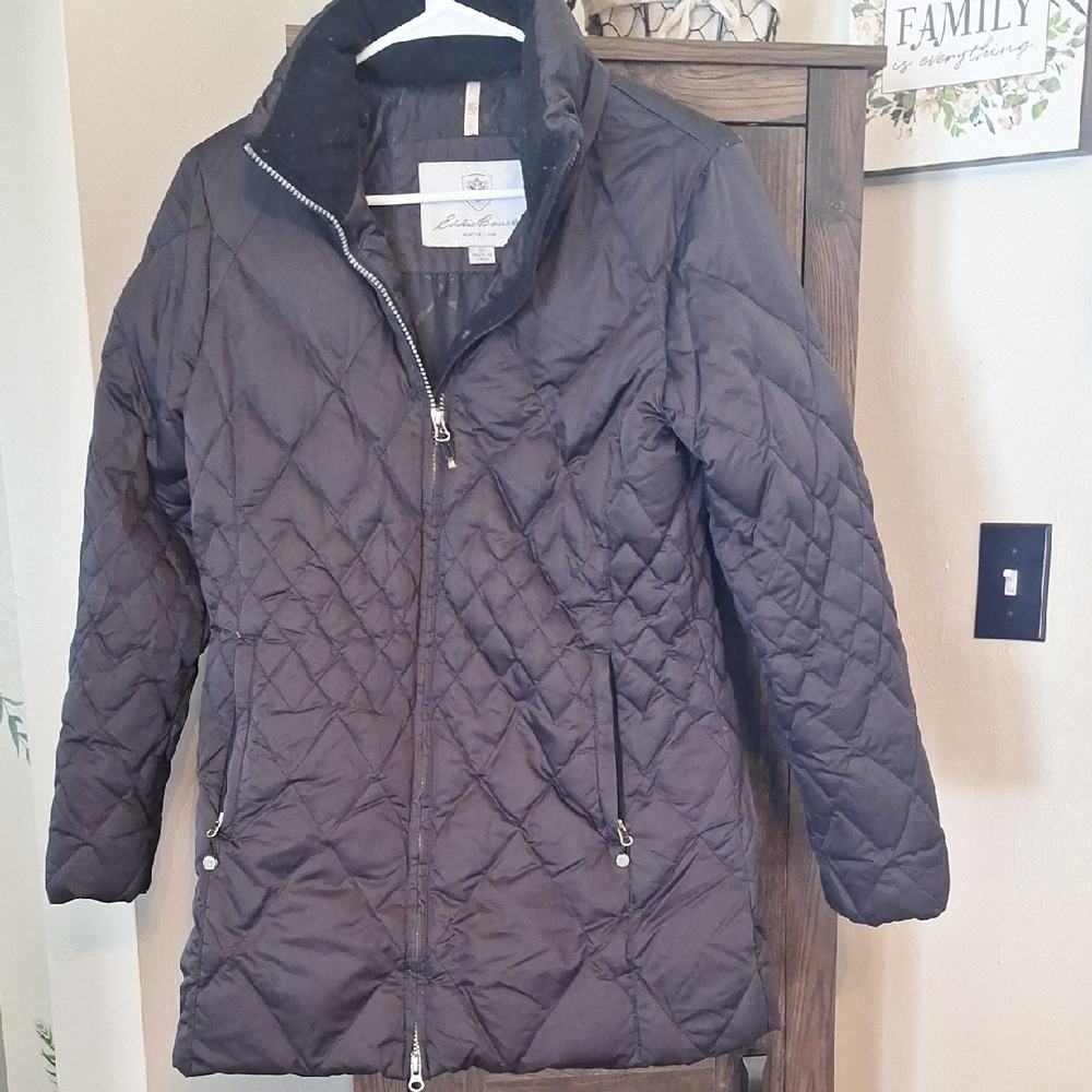 Eddie Bauer Dark Quilted Jacket